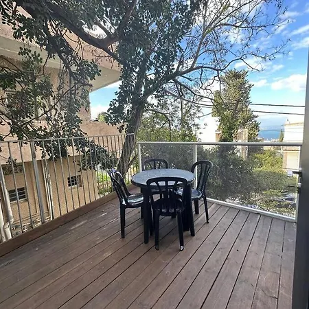 חיפה Apartment With Terrace Sea View מראה חיצוני תמונה